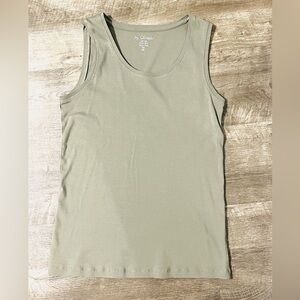 Olive Green Chico’s size 1 - medium tank top